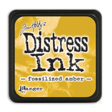 Tim Holtz Distress Mini Ink Pad Fossilized Amber (TDP46783)