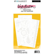 Load image into Gallery viewer, 49 and Market Irresistable Focus Rub On Transfers (VBI-33762)