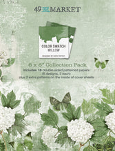 Load image into Gallery viewer, 49 and Market Color Swatch Willow Collection 6x8 Paper Pack (WCS-27907)