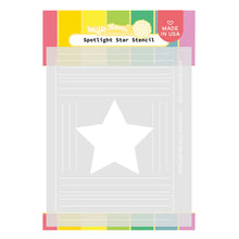 Load image into Gallery viewer, Waffle Flower Birthday Spotlight Star Stencil (WFS023)