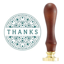 Load image into Gallery viewer, Spellbinders Paper Arts Wax Seal Stamp Thanks Mandala (WS-006)