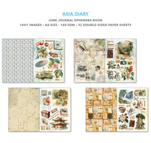 Load image into Gallery viewer, Ciao Bella Asia Junk Journal & Ephemera Book A4 32/Pkg (CBB028)
