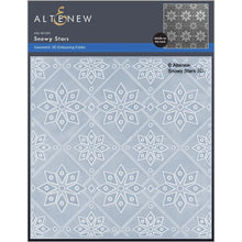 Load image into Gallery viewer, Altenew Snowy Stars Geometric 3D Embossing Folder