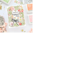 Load image into Gallery viewer, Pinkfresh Studio Clear Stamp Set + Coordinating Die + Stencil Berries & Blossoms (220124/220024/219924)