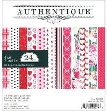 Authentique Beloved Collection 6x6 Paper Pad (BLV010)