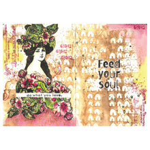 Load image into Gallery viewer, Sizzix Studio Stamps Set 11PK /3PK Stencils - Feed your Soul by Cat Kerr (666755)