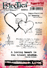 Load image into Gallery viewer, PaperArtsy Eclectica3 Stamp Set Imperfection is Beauty by Sara Naumann (ESN11)