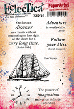 Load image into Gallery viewer, PaperArtsy Eclectica3 Stamp Set Adventure is Worthwhile by Sara Naumann (ESN19)