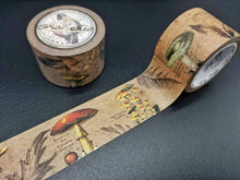 Load image into Gallery viewer, Vintage Mushrooms Washi Tape