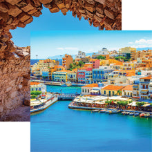 Load image into Gallery viewer, Reminisce Greece Collection 12x12 Scrapbook Paper Crete (GRE-004)