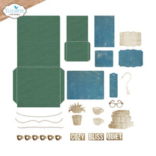 Load image into Gallery viewer, Elizabeth Craft Designs Annette Green Library Pockets & Accessories Die Set (2358)