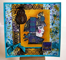 Load image into Gallery viewer, PRE-ORDER PaperArtsy Rubber Stamp Set The Look designed by Lynne Perrella (LPC022)