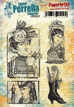 Load image into Gallery viewer, PaperArtsy Rubber Stamp Set Ladies Boot designed by Lynne Perrella (LPC027)