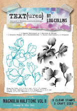 Load image into Gallery viewer, Arden Creative Studio Text{ures} by Lou Collins Magnolia Halftone Vol II Stamp & Die Set