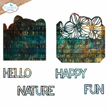 Load image into Gallery viewer, Elizabeth Craft Designs Planner Essentials Pocket with Flowers Die Set  (2278)