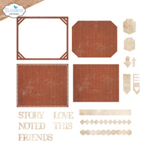 Load image into Gallery viewer, Elizabeth Craft Designs Annette Green Pocket Page Insert 3 Die Set (2360)