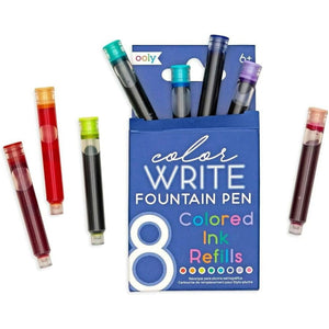 Colored Fountain Pen Refils Set of 8 (132-106)