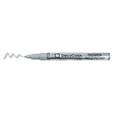 Load image into Gallery viewer, DecoColor by Marvy Uchinda Premium Silver Metallic Marker (250-S #SLV)