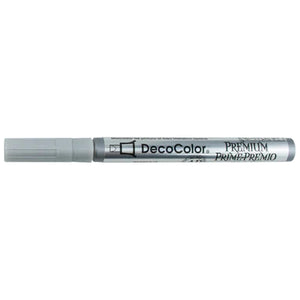 DecoColor by Marvy Uchinda Premium Silver Metallic Marker (250-S #SLV)