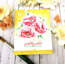 Load image into Gallery viewer, Altenew Beautiful Peony Stamp, Stencil & Die Set (ALT3004)
