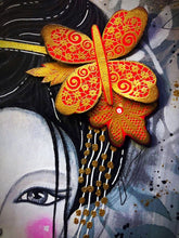 Load image into Gallery viewer, PaperArtsy Rubber Stamp Set Butterfly designed by Tracy Scott (TS052)