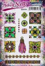 Load image into Gallery viewer, PaperArtsy Stamp Set Tiles by Tracy Scott (TS090)