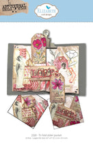 Load image into Gallery viewer, Elizabeth Craft Designs- Art Journal by Devid Roodenburg Tri Fold Slider Pocket Die set (2320)