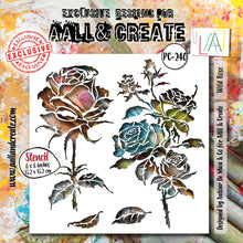 Load image into Gallery viewer, AALL & CREATE Stencil Wild Rose #PC-240