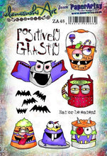 Load image into Gallery viewer, PaperArtsy Stamp Set Positively Ghastly by Elena Zinski (ZA48)