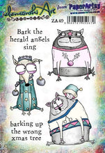Load image into Gallery viewer, PaperArtsy Stamp Set Bark the Herald Angels by Elena Zinski (ZA49)
