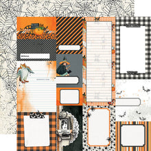 Load image into Gallery viewer, Simple Stories Simple Vintage October 31st Collection 12x12 Paper Journal Elements (18611)