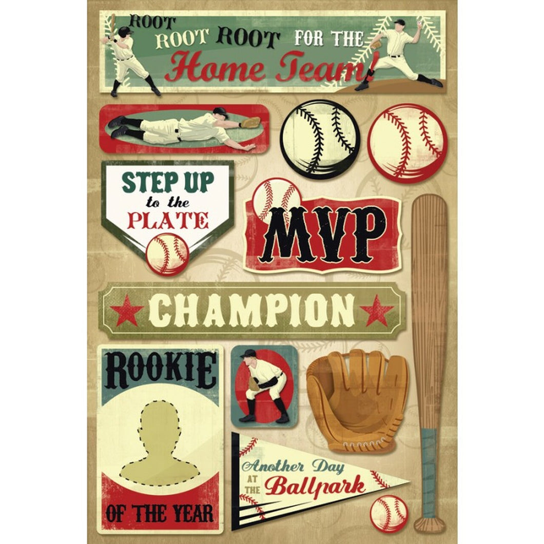 Karen Foster Designs Cardstock Stickers Root for the Home Team (11565)