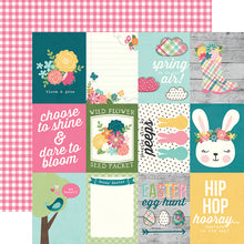 Load image into Gallery viewer, Simple Stories Hip Hop Hooray Collection 12x12 Scrapbook Paper 3x4 Elements (12111)
