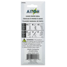 Load image into Gallery viewer, Aitoh Hand Paper Drill (HPD01)