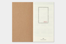 Load image into Gallery viewer, Traveler's Company Traveler's Notebook Monthly Diary 2021 Edition (14418-006)