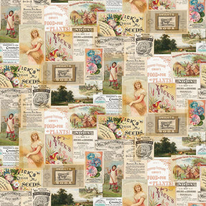 Simple Stories Simple Vintage Farmhouse Garden 12x12 Paper The Sweet Life (15004)