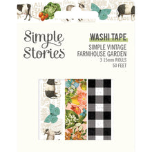 Load image into Gallery viewer, Simple Stories Simple Vintage Farmhouse Garden Washi Tape Set (15028)
