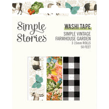 Load image into Gallery viewer, Simple Stories Simple Vintage Farmhouse Garden Washi Tape Set (15028)