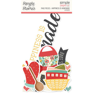 Simple Stories Simple Pages Page Pieces Happiness is Homemade (15924)