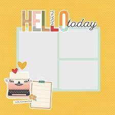 Simple Stories Simple Pages Page Pieces Hello Today (15925)