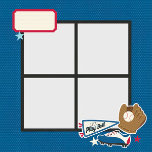 Simple Stories Simple Pages Page Pieces Baseball (15932)