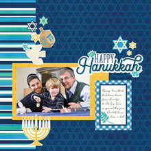 Load image into Gallery viewer, Simple Stories Happy Hanukkah Collection 6x12 Cardstock Stickers (15957)