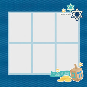 Simple Stories Simple Pages Page Pieces Happy Hanukkah (15949)
