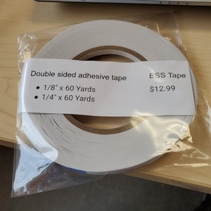 Double Sided Adhesive Tape Set 1/8" & 1/4" (ESSTape)