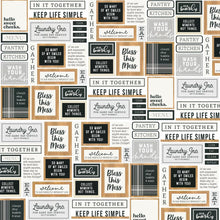 Load image into Gallery viewer, Simple Stories Hearth & Home Collection 12x12 Designer Cardstock Welcome Home (16507)