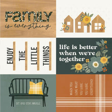 Load image into Gallery viewer, Simple Stories Hearth &amp; Home Collection 12x12 Designer Cardstock 4x6 Elements (16513)
