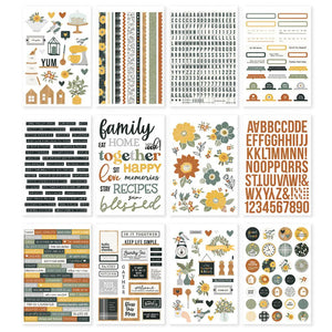 Simple Stories Hearth & Home Collection Sticker Book (16518)