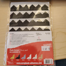 Load image into Gallery viewer, Scrapbook Adhesives Photo Corners Classic Style Black (01686)