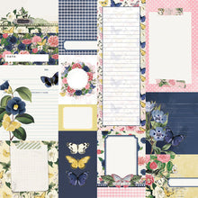 Load image into Gallery viewer, Simple Stories Simple Vintage Indigo Garden Collection 12x12 Scrapbook Paper Journal Elements (17111)
