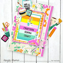 Load image into Gallery viewer, Simple Stories Let's Get Crafty Collection 12x12 Cardstock Stickers (17201)